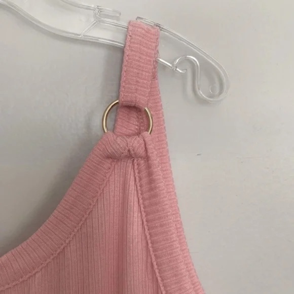 Free People B-Side O-Ring Pink Bodysuit - Picture 3 of 5